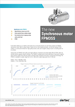 Info sheet Synchronous motors